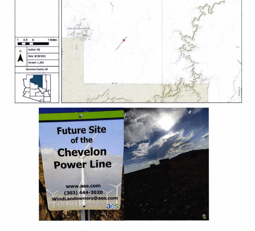 future site of Chevelon power line that will feed the rich with your energy