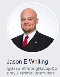 Jason Whiting District III Navajo County Supervisor that is not representing the Chevelon Canyon areas at all on sPower wind farm massive $1 billion project that will affect property owners and residents there horribly