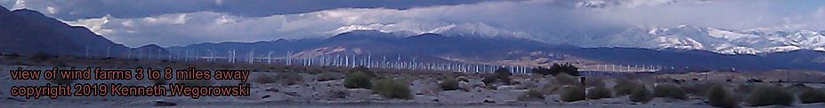 wind farms stand out even in the shade
